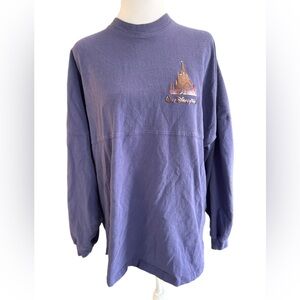 Disney 50th Anniversary Purple and Iridescent Copper Puff Spirit Jersey Large